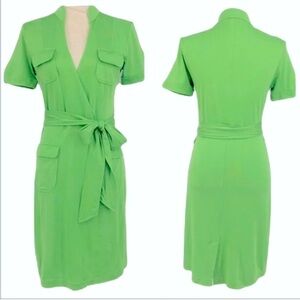 Banana Republic Dress Apple Green Medium